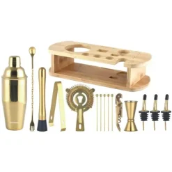 Verktygsset För Drinkar-Bartenderset 16 delar Shaker KLAUSBERG KB-7583 guld