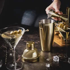 Verktygsset För Drinkar-Bartenderset 16 delar Shaker KLAUSBERG KB-7583 guld