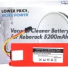 Robotdammsugare-Batteri för Xiaomi Roborock T61 T65 T70 T71R 14.4V 5200mAh BRR-2P4S-5200D