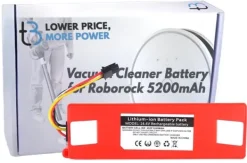 Robotdammsugare-Batteri för Xiaomi Roborock T61 T65 T70 T71R 14.4V 5200mAh BRR-2P4S-5200D