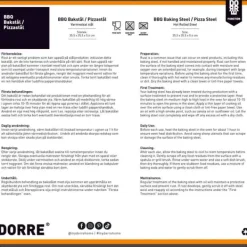 Dorre BBQ Bakstål / Pizzastål