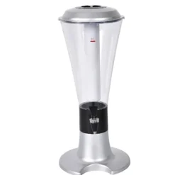 Dryckesautomater-Beer Tower Dispenser med självlysande kran för Home Bar KTV - 3L Silver
