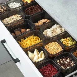 Behållare för lösa produkter med lock 1 l