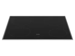 Beko BBUC12020X - Ugn med spisplatta - inbyggd - med självrengöring - rostfritt stål