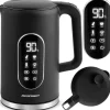 Vattenkokare-Berdsen BD-712 1,7l vattenkokare, svart och silver