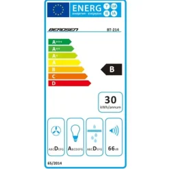 Berdsen BT-214 60 cm spiskåpa svart