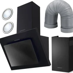 Köksfläktar-Berdsen BT-215 60 cm spiskåpa svart