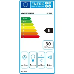 Köksfläktar-Berdsen BT-213 INOX 60 cm spiskåpa med skorsten