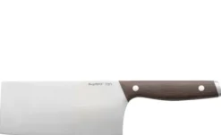 Köttskivare-BergHoff RON Köttyxa med skaft av mörkt trä 16,5 cm Rostfritt stål, trä