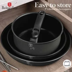 Berlinger Haus Grytset 9 delar Titan Antracit