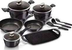 Berlinger Haus Lumarko Berlingerhaus Bh-6911 Carbon Pro Cookware Set!