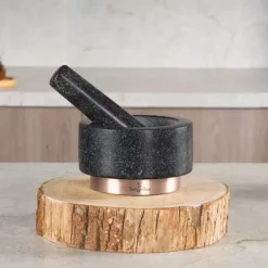 Mortlar & Mortelstötar-Berlinger Haus Mortel BH-8608 Granit Ø14cm Svart Ros