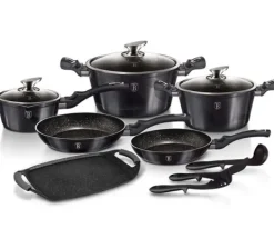 Köksutrustningsset-BERLINGERHAUS BH-6911 CARBON PRO GRYTA SET
