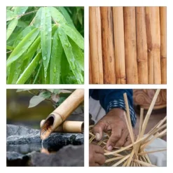 Bestickslåda, Utdragbar Bambu, 6.5x38x35.5 cm, Natur