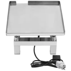 Matuppvärmare-Betongvibratorbord, rostfritt stål, 3000-3600 rpm vibration,Silver