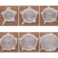 BH 6 X Silikonskydd, 6-pack av olika storlekar av utsträckbara lock...... - BHCYD821A2891