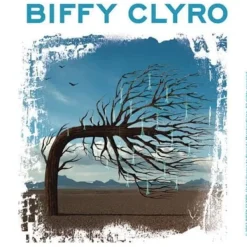 Glasunderlägg-Biffy Clyro Single Cork Coaster: Opposites