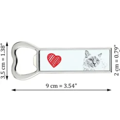 Drinkshakers & Drinkverktyg-Birman - flasköppnare med katt, personlig kylöppnare, unik present till en man från Art-Dog