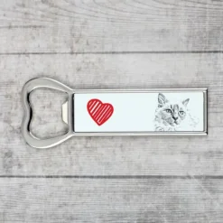 Drinkshakers & Drinkverktyg-Birman - flasköppnare med katt, personlig kylöppnare, unik present till en man från Art-Dog