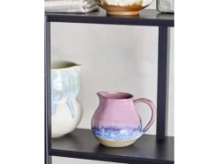 Bloomingville Paula Krämkanna, Rosa, Stengods