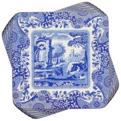 Glasunderlägg-Blue Italian Glasunderlägg, 6-Pack - Spode