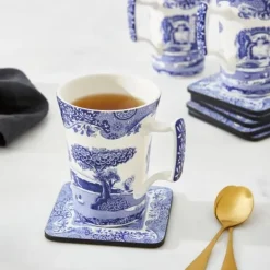 Glasunderlägg-Blue Italian Glasunderlägg, 6-Pack - Spode