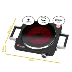 Bänkdoppvärmare - 1 brännare 19,4 cm - 1250W - Infraröd, Glaskeramik