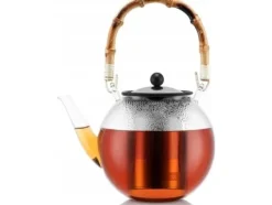 Bodum Kaffe- & Tekannor-Assam - Enkel tekanna - 1500 ml - Bambu - Bambu - Borosilikatglas - Metall - Plast - Gummi - Rostfritt stål - 203 mm - 164 mm (1765215)