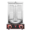 Grillugnar & Ugnar Med Roterande Stekspett-Bordgrill, vertikal döner-/kebabgrill 3 kW, 360° roterande, rostfritt stål, för kyckling