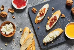 Borner Cheesemaker & Multimaker med fräscht lock, sikt salladsskål serveringsskål, gör din egen färskost hemma röd