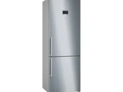 Bosch Serie | 4 KGN497ICT - Kylskåp/frys - bottenfrysskåp - bredd: 70 cm - djup: 66.7 cm - höjd: 203 cm - 440 liter - Klass C - antifingeravtrycksstå | CDON