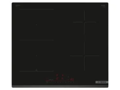 Bosch Spishällar-Serie | 6 PVS63KHC1Z - Induktionshäll - 4 kokplattor - Fördjupning - bredd: 56 cm - djup: 49 cm facetterad front - svart