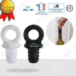 Flaskstopp & Flaskförslutare-Bouchon sous vide - TD® - Original - Återanvändbar silikon - Vinbevarande - Kvalitetsskydd