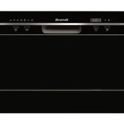 BRANDT DFC6519B - Fristående diskmaskin - 6 platsinställningar - 49dB - A + - Bredd. 55cm