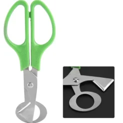 Kökssaxar-Bärbar Anti-rost vakteläggssaxskärare öppnare köksverktyg äggklippare