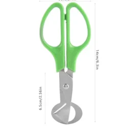 Kökssaxar-Bärbar Anti-rost vakteläggssaxskärare öppnare köksverktyg äggklippare