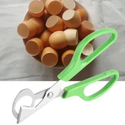 Kökssaxar-Bärbar Anti-rost vakteläggssaxskärare öppnare köksverktyg äggklippare