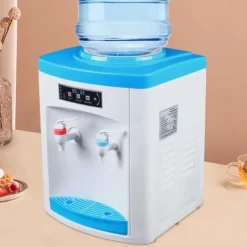 Vattenkylare-Bärbar Elektrisk Vattendispenser, Varmt Vatten 90℃, Kallt Vatten 8℃, Kompakt Design