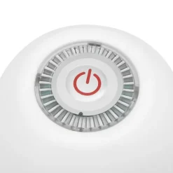 Bärbar LED-ljusflaskvattenpump USB-uppladdningsbar dispenser för hemmakontor (vit)