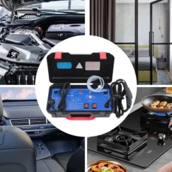 Bärbar ångrengörare, högtrycksångtvätt 3000W, kommersiellt system med automatisk pump