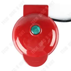 Brödmaskin - TECH DISCOUNT - Mini Maker - Non-stick platta - Kompakt - Röd