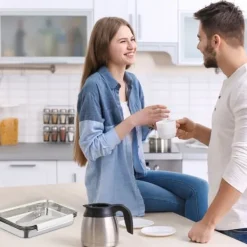 Köksutrustningsset-Brödningsbricka set, rostfritt stål, 4x17x23 cm, silver