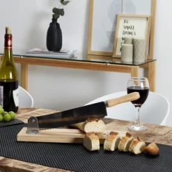 Köksknivar-Brödskärare - Cook Concept - 2i1 - Beige - H7 X L37,5 X P9,6 Cm