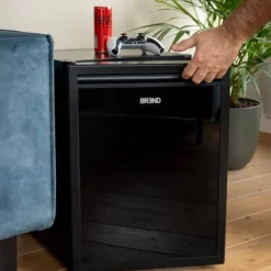 Kylskåp-BREND BR-2227 Mini kylskåp fristående 40 liter – Minibar – Svart