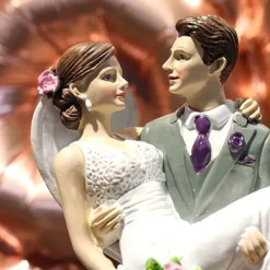 Utrustning För Tårtdekoration-Bröllopsfigur - dekora - Brudpar - 20 cm - Harpiks - Tårtdekoration