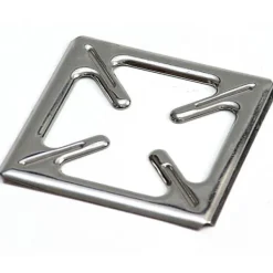 Portabla Spisar-Brännarplatta i stål 9,5x9,5 cm