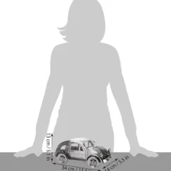 BRUBAKER Vinflaska Ställ Oldtimer i Metall Nostalgisk Bil - 32 cm Dekoration för Vinflaskor