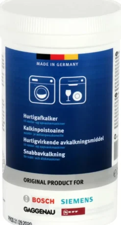 Rengöringsmedel-BSH Avkalkning för diskmaskiner och tvättmaskiner