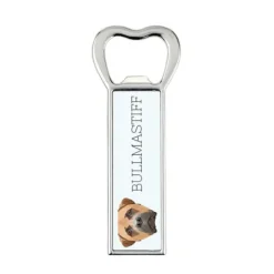 Drinkshakers & Drinkverktyg-Bullmastiff, Bulmastiff - flasköppnare med foto och inskription för Art-Dog öl