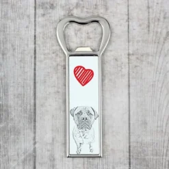 Drinkshakers & Drinkverktyg-Bullmastiff, Bulmastiff - flasköppnare med en hund, personlig kylöppnare, unik present till en man från Art-Dog